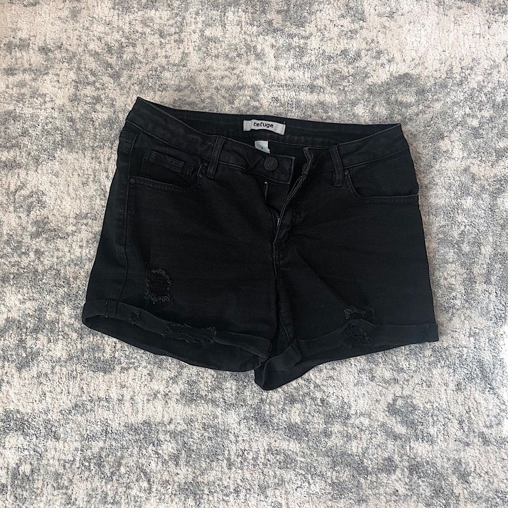 Size 4 Black Jean Shorts